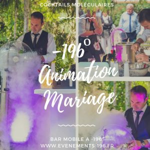 Animation mariage bar moléculaire